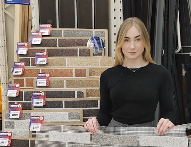 Монтаж декоративных листов АМК при помощи белого клея ilmax 3140